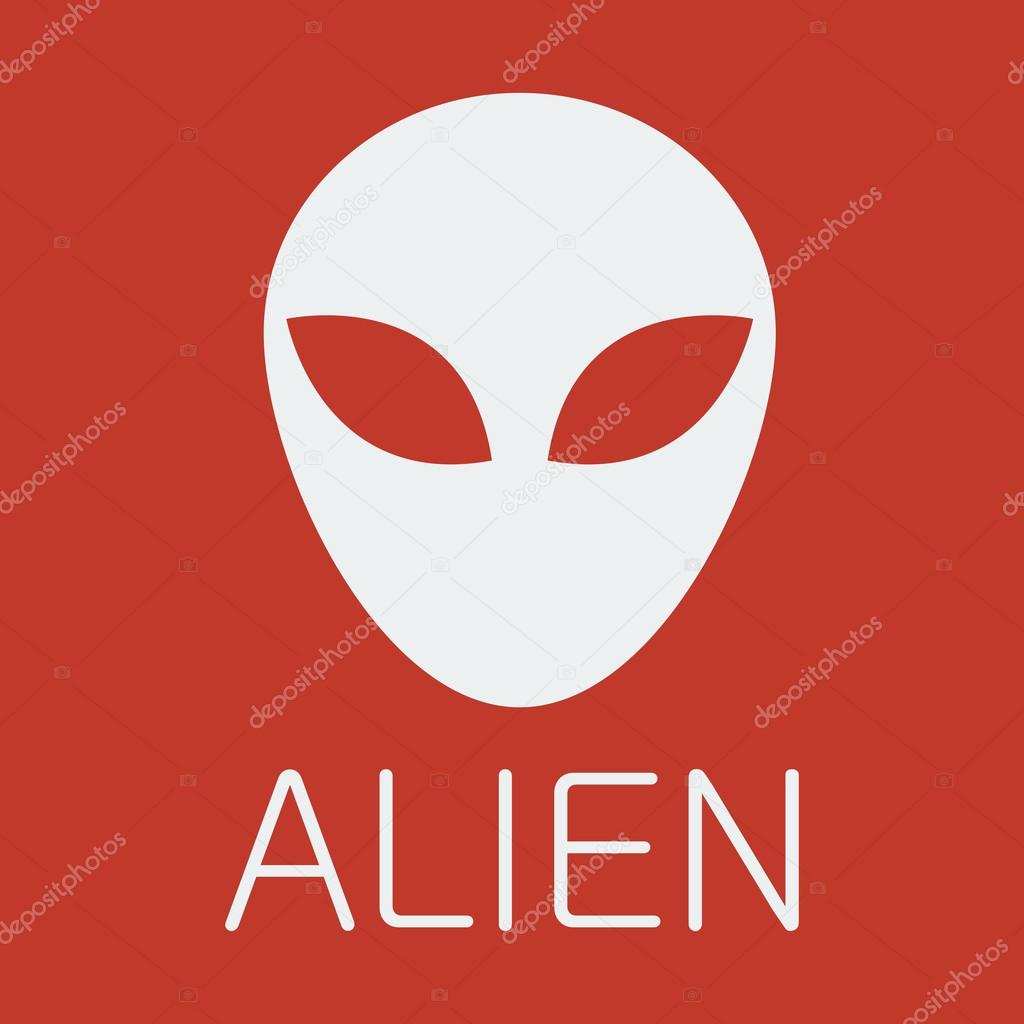 Abstract  alien logo