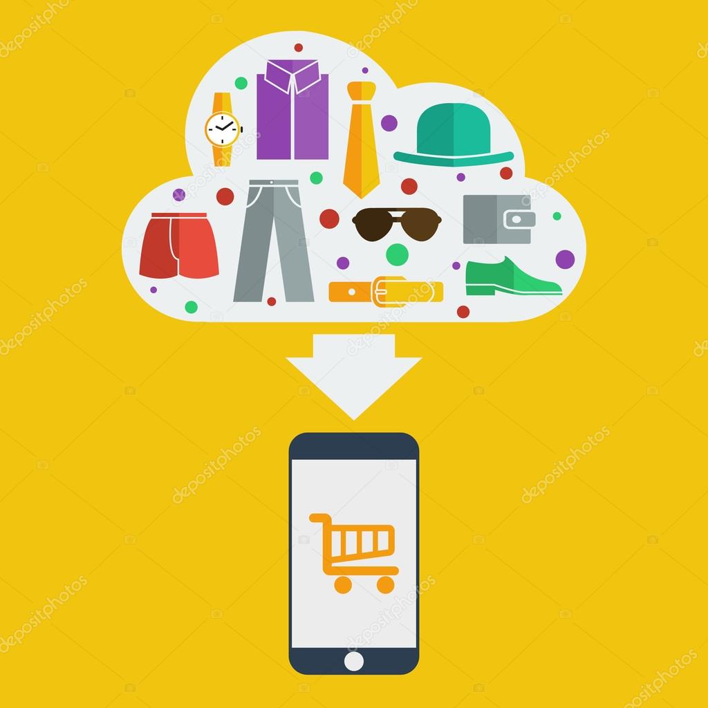 mobile shopping for man