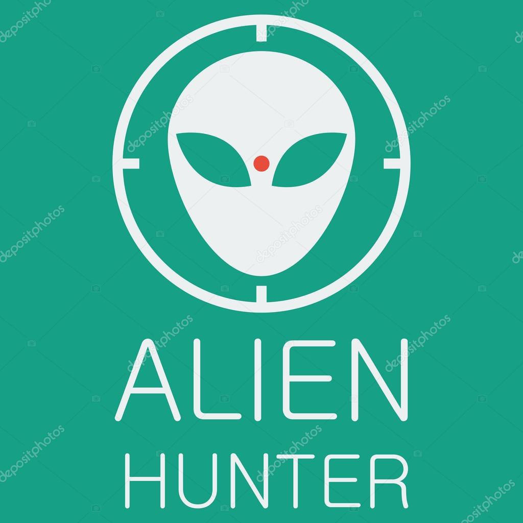 Alien hunter logo