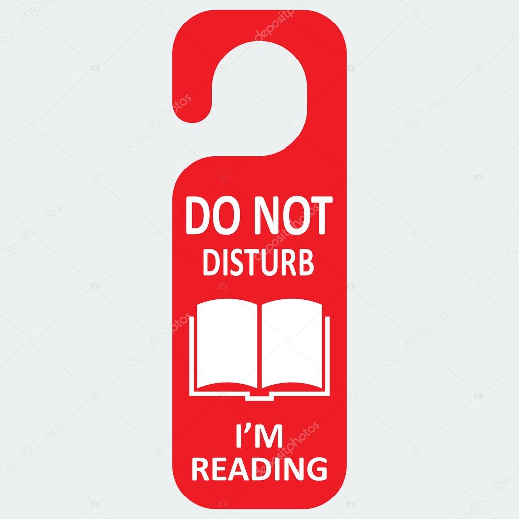 Do not disturb sign