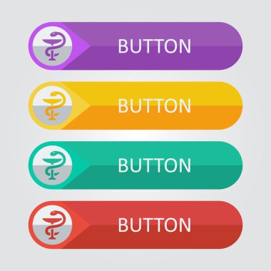 eczane sembol simge düğmeleri