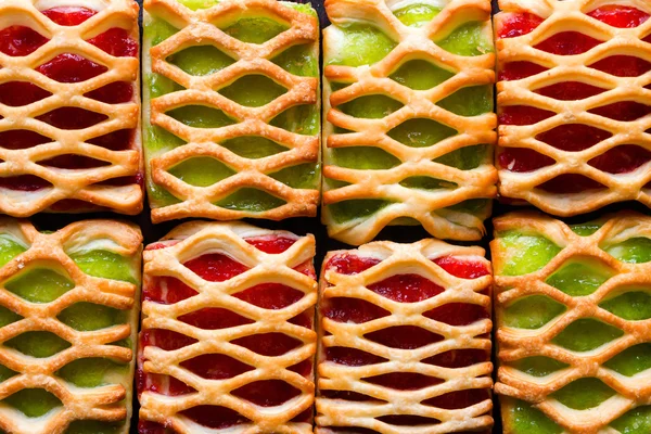 Background of cookie with jam — Stock Photo, Image