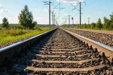 demiryolu parça yakın çekim