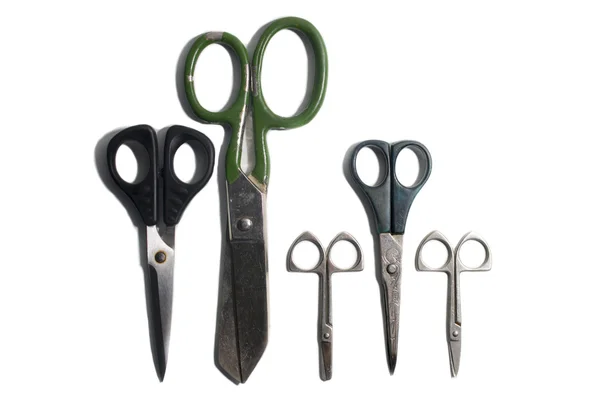 Scissors on a white background — Stock Photo, Image