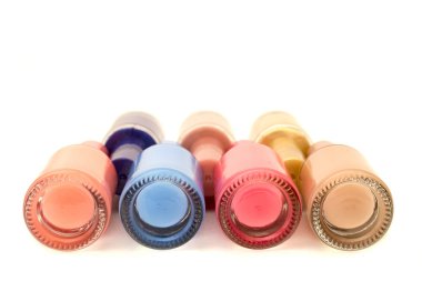 Tırnak cilası yatay izole overwhite