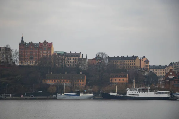 Vista Para Cidade Velha Estocolmo — Fotografia de Stock