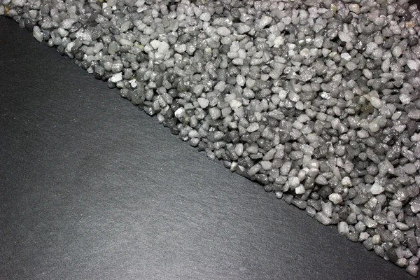 Gray gravel for the building as a backdrop — Stock Photo, Image