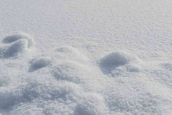 Neve Suave Deriva Dia Inverno Ensolarado Derivadas Neve Profundas Altas — Fotografia de Stock