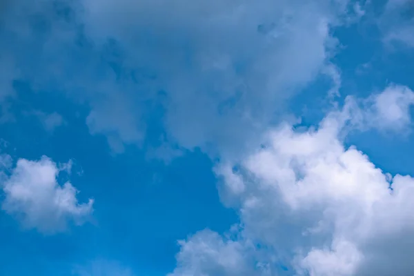 Zachte Wolk Textuur Blauwe Lucht Achtergrond — Stockfoto