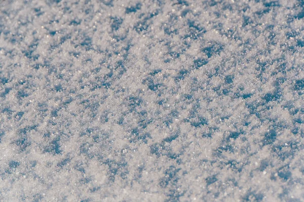 Neve Branca Fresca Estrutura Fundo Geada — Fotografia de Stock