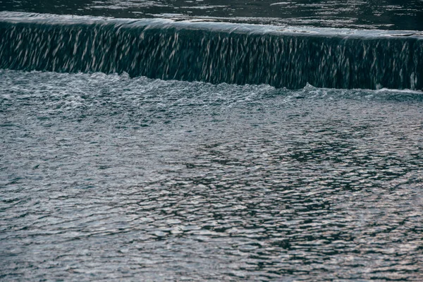 Brede Rivier Zomerdag Waterstroom Dam — Stockfoto