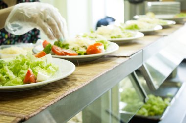 eller yemek sebze salata