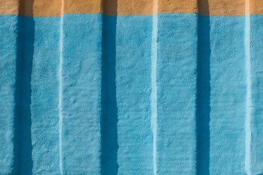 Grunge mavi boyalı duvar dokusu arkaplanı