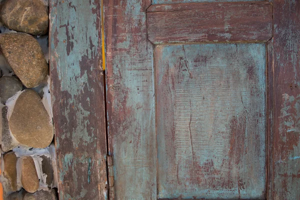 Porta velha de madeira vintage fundo — Fotografia de Stock