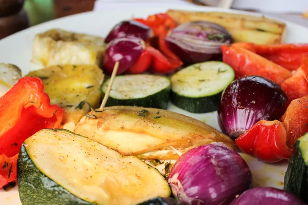 Grillede grønnsaker – stockfoto