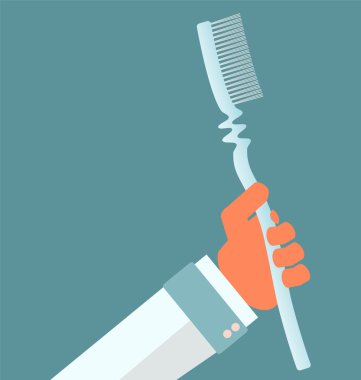 Tooth Brushes  in doctor hand 