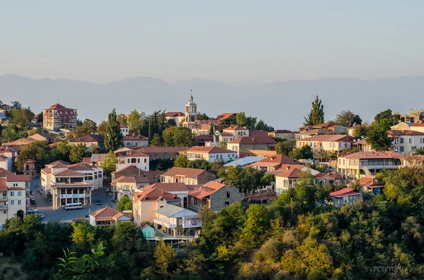 Miasteczka Sighnaghi, Gruzji, Kakheti — Zdjęcie stockowe