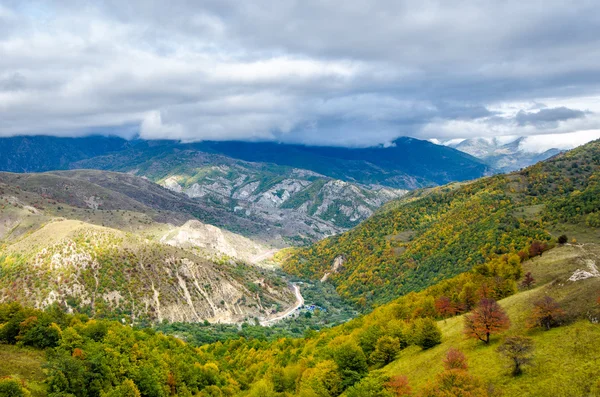 Nagorno-Karabaj, Zod Pass, la frontera de Armenia y Nagorno-Karabaj — Foto de Stock