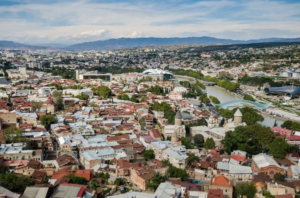 Widok miasta Tbilisi — Zdjęcie stockowe