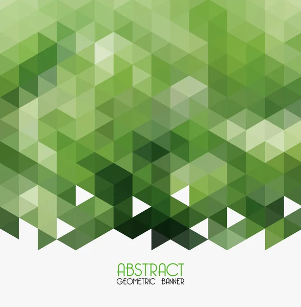 Vektor abstrakter grüner geometrischer Hintergrund. — Stockvektor