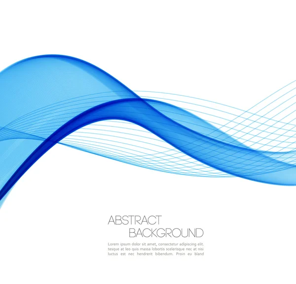 Fondo de ondas abstractas. Diseño de plantilla — Vector de stock