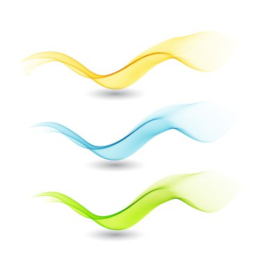 Soyut kümesi satır dalgalar. Tasarım şablonu