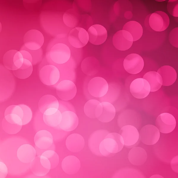 Bokeh rosa abstrato luz fundo. — Vetor de Stock