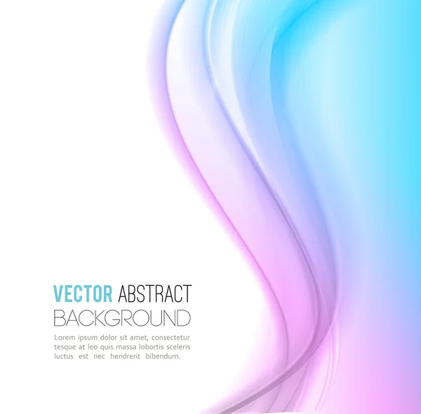 Abstract waves  background. Template design — Stock Vector