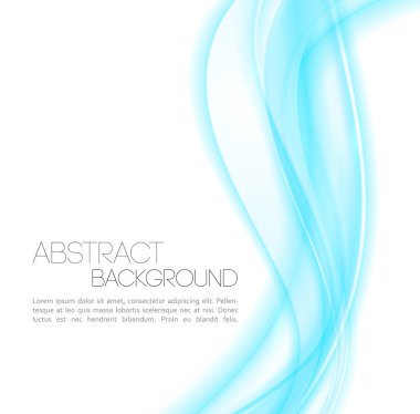 Soyut mavi çizgiler arka plan kavisli. Tasarım şablonu