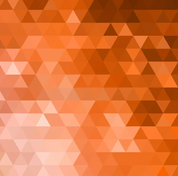 Fondo abstracto naranja mosaico vector — Vector de stock