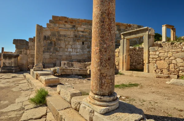 Antik kalıntıları tarihi bina.