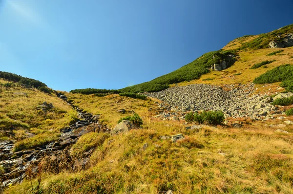 Paesaggio autunnale di montagne — Foto Stock