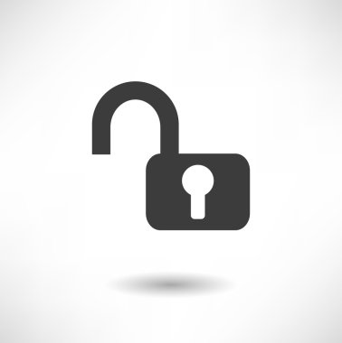 kilit simgesini açın.