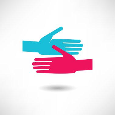 iş el sıkışma simgesi