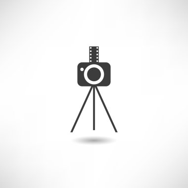 Kamera tripod simgesini