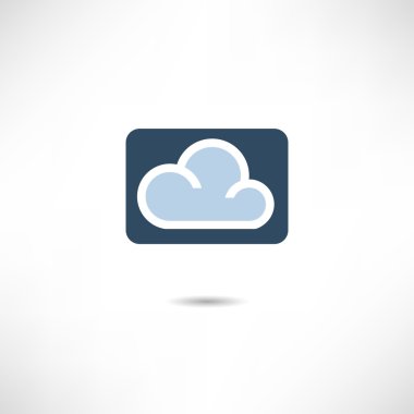 Bulut basit simgesi