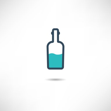 Soyut şişe simgesi