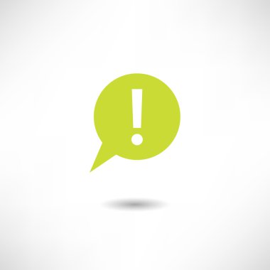 dikkat işareti simgesi