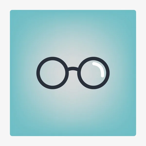 Retro okulary ikona — Wektor stockowy