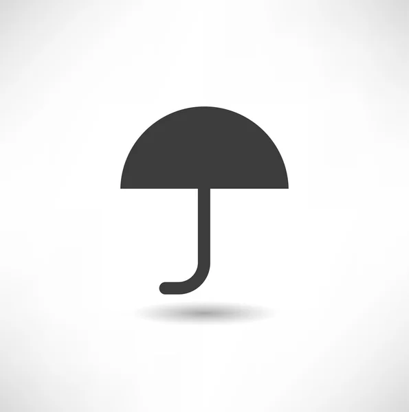 黑色雨伞图标 — 图库矢量图片