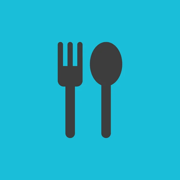 Couverts de cuisine icône — Image vectorielle