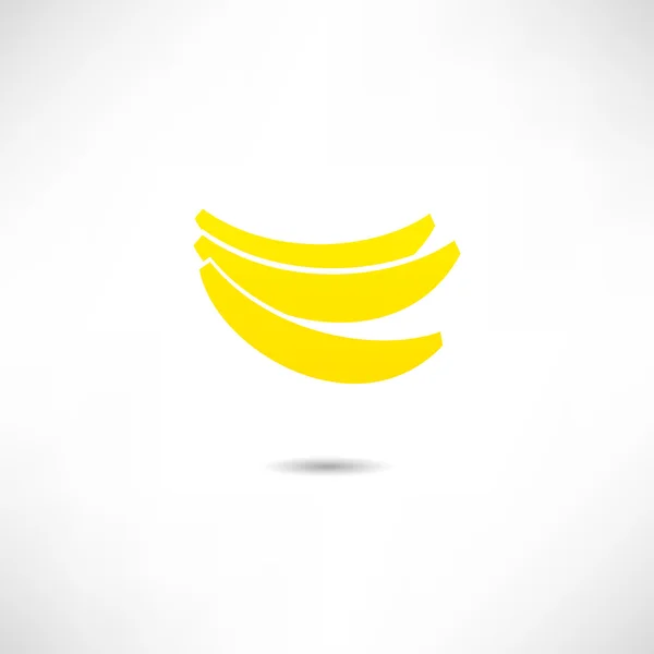 Ícone de banana — Vetor de Stock