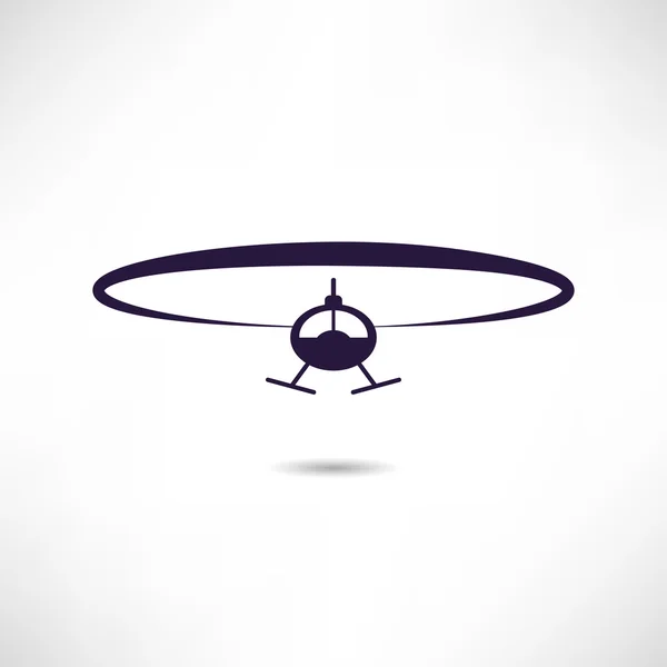 Flying Helicopter icon — Stock Vector
