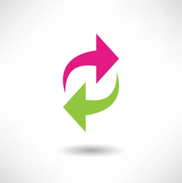 Color Arrows icon — Stock Vector