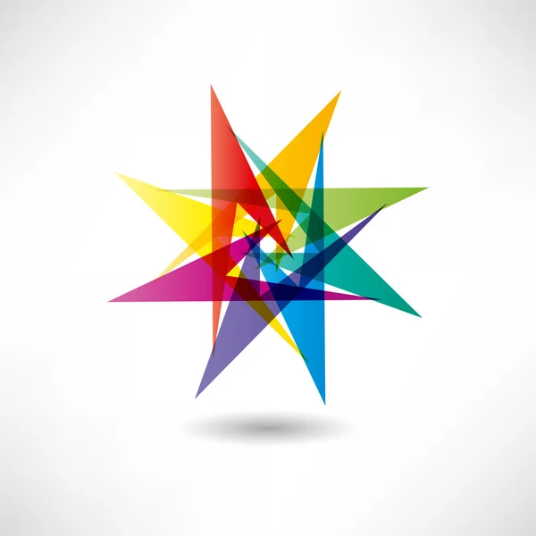 Abstracte kleur pictogram — Stockvector