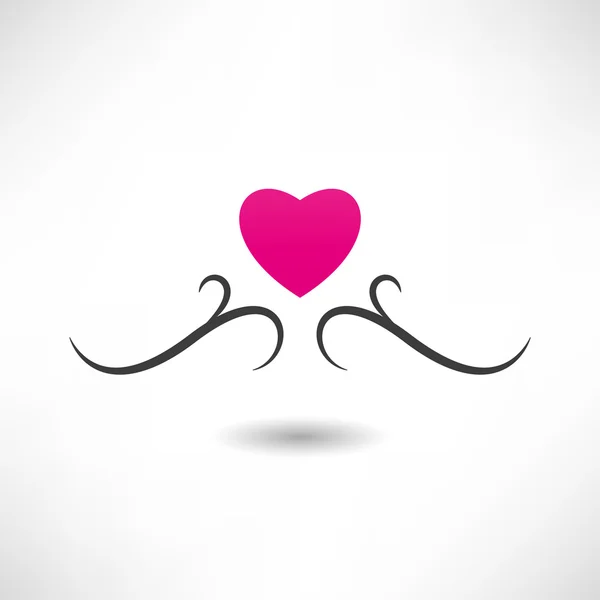 Decorative Heart icon — Stock Vector
