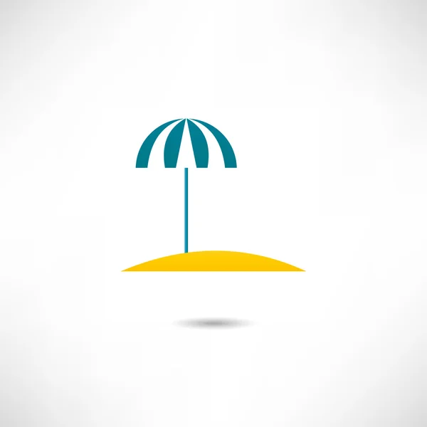 Beach Parasol icon — Stock Vector