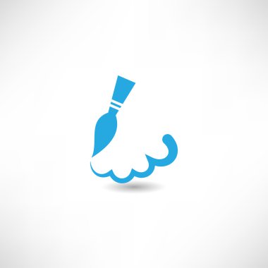 Fırça ile boya simgesi