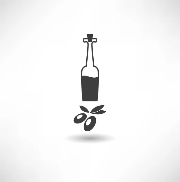 Icono del aceite de oliva — Vector de stock