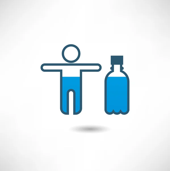 Drinkwater pictogram — Stockvector